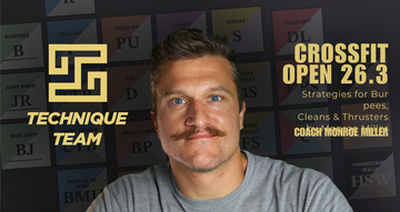CrossFit Open 26.3 Strategy & Tips: Burpees Over The Barbell, Cleans & Thrusters Guide