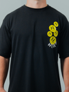 HERD Athletics ENDORPHIN Oversized Training Tee | Black & Yellow