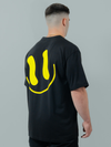HERD Athletics ENDORPHIN Oversized Training Tee | Black & Yellow
