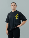 HERD Athletics ENDORPHIN Oversized Training Tee | Black & Yellow