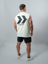 Cream HERD Athletics Training Tank Oversized