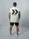 Cream HERD Athletics Training Tank Oversized