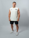 Cream HERD Athletics Training Tank Oversized