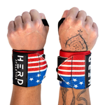 American Flag - Velcro Wrist Wrap 12 & 18 inch