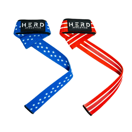 American Flag Lifting Straps
