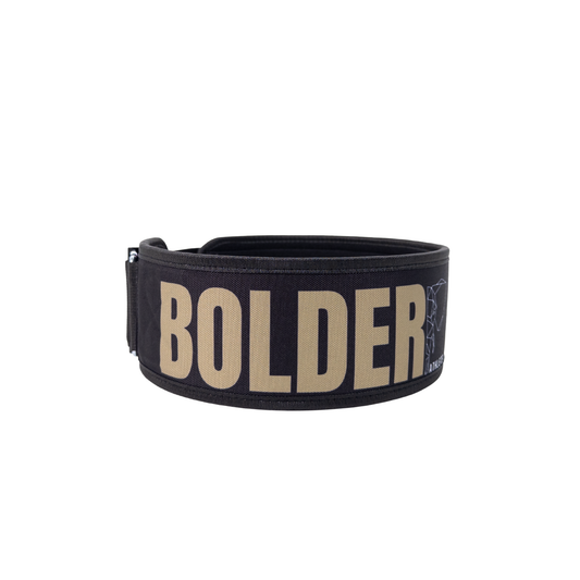BLK+GLD BOLDER x HERD WEIGHTLIFTING BELT