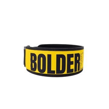 YLW+BLK BOLDER x HERD WEIGHTLIFTING BELT
