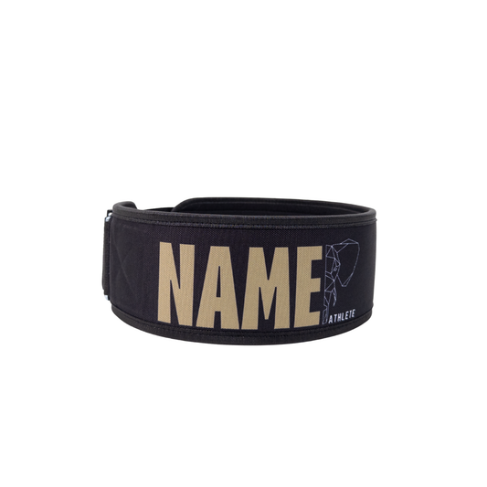 BLK+GLD BOLDER x HERD WEIGHTLIFTING BELT