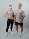 Stone Beige Pink HERD Athletics Tee Oversize