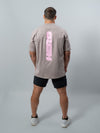 Stone Beige Pink HERD Athletics Tee Oversize