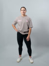 Stone Beige Pink HERD Athletics Tee Oversize