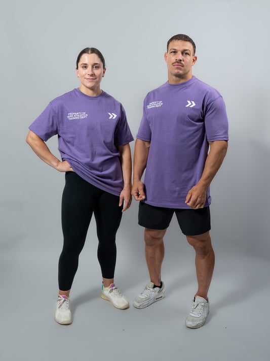 Dusty Violet HERD Athletics Training Tee Oversized