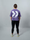 Dusty Purple HERD Athletics Crop Top Oversize