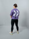 Dusty Purple HERD Athletics Crop Top Oversize