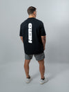 Black HERD Athletics Training Tee Oversized