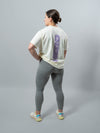 Cream Purple HERD Athletics Training Tee Oversized