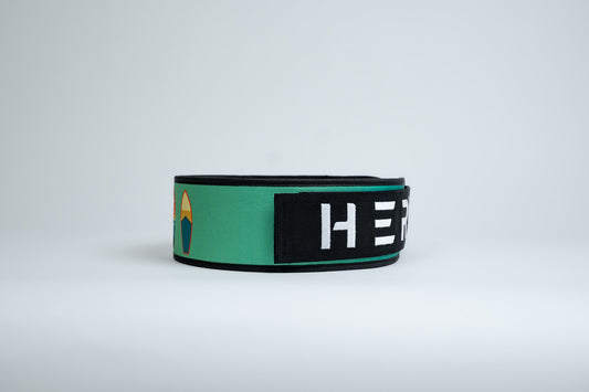 SURFS UP Sea Green - Weightlifting Belt