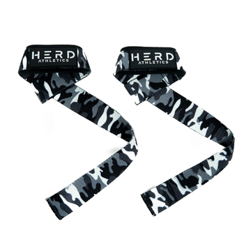 Camo Grey Lifting Straps