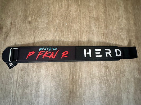 HERD x PR 🇵🇷 - P FKN R 🤟 WEIGHTLIFTING BELT